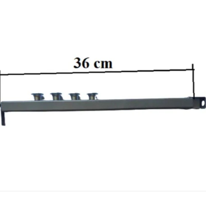 Imagem de Kit Churrasqueira Bafo Gas Alta Pressão 36cm